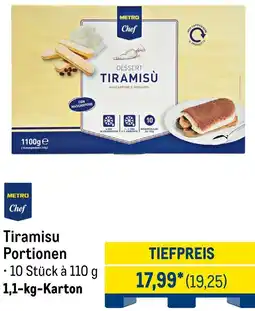 METRO METRO Chef Tiramisu Portionen Angebot