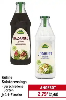 METRO Kühne Salatdressings Angebot