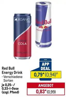 METRO Red Bull Energy Drink Angebot