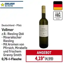 METRO Deutschland-Pfalz Vollmer Angebot