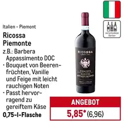 METRO Ricossa Piemonte Angebot