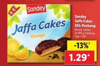 Lidl Sondey Jaffa Cakes XXL packung Angebot