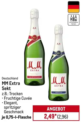 METRO MM Extra Sekt Angebot