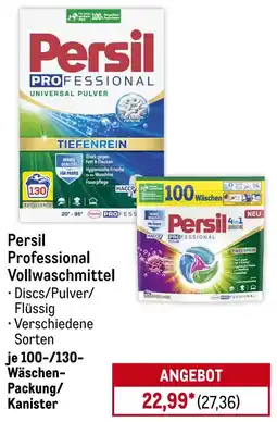 METRO Persil Professional Vollwaschmittel Angebot