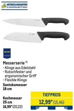 METRO METRO PROFESSIONAL Messerserie Angebot