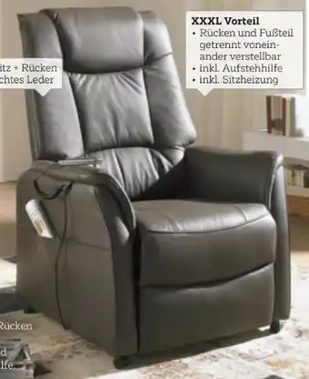XXXLutz Cantus Leder-Fernsehsessel Angebot