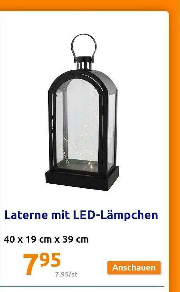 Laterne Mit Led-lämpchen Angebot bei Action