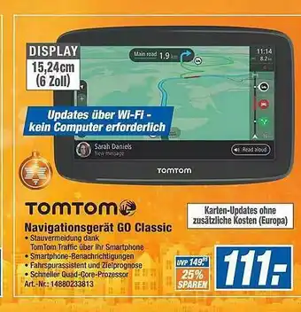 Expert Technomarkt Tomtom Navigationsgerät Go Classic Angebot