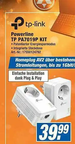 Expert Technomarkt Tp-link Powerline Tp Pa7019p Kit Angebot