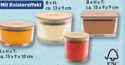 Aldi Nord Home Creation Holzdocht-Duftkerze Angebot