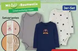 Aldi Nord Lily & Dan Baby Bodys 3er-Set Angebot