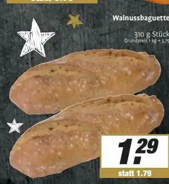 E-Center Walnussbaguette Angebot