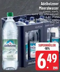 Edeka Adelholzener Mineralwasser Angebot