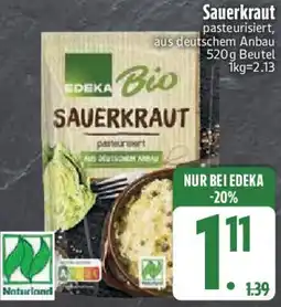 Edeka EDEKA Bio Sauerkraut Angebot