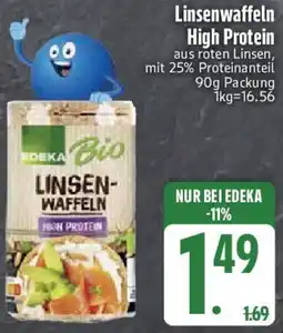 Edeka EDEKA Bio Linsenwaffeln High Protein Angebot