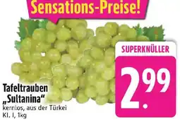 Edeka Tafeltrauben „Sultanina" Angebot