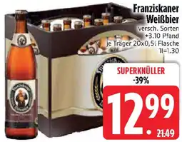 Edeka Franziskaner Weißbier Angebot
