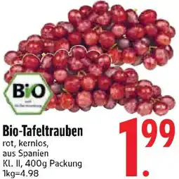 Edeka Bio-Tafeltrauben Angebot