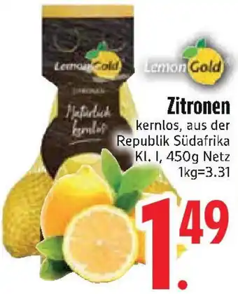 Edeka Zitronen Angebot