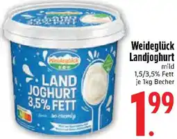 Edeka Weideglück Landjoghurt Angebot