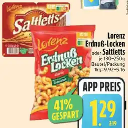 Edeka Lorenz Erdnuẞ-Locken oder Saltletts Angebot