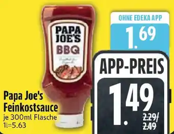 Edeka Papa Joe's Feinkostsauce Angebot