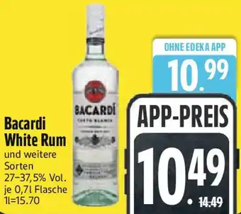 Edeka Bacardi White Rum Angebot