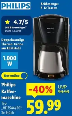 Lidl Philips Kaffeemaschine Angebot