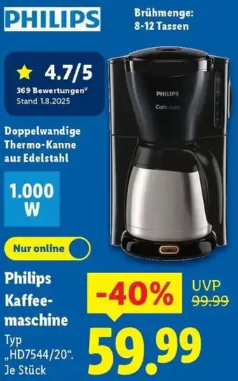 Lidl Philips Kaffeemaschine Angebot