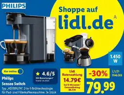 Lidl Philips Senseo Switch Angebot