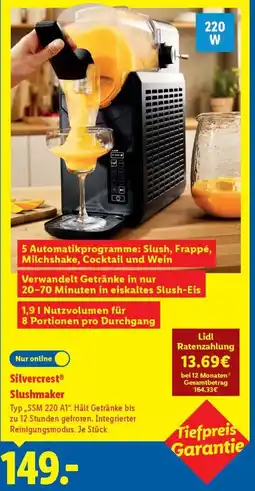 Lidl Silvercrest Slushmaker Angebot