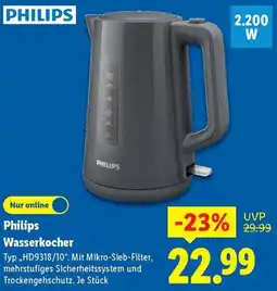 Lidl Philips Wasserkocher Angebot