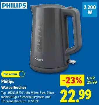 Lidl Philips Wasserkocher Angebot