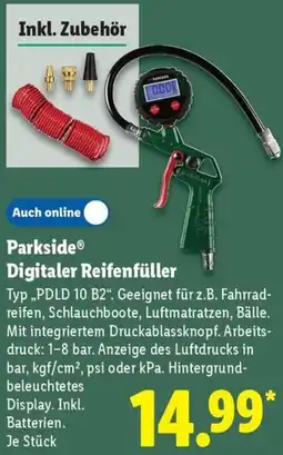 Lidl Parkside Digitaler Reifenfüller Angebot
