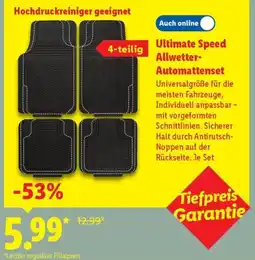 Lidl Ultimate Speed Allwetter Automattenset Angebot