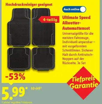 Lidl Ultimate Speed Allwetter Automattenset Angebot