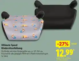 Lidl Ultimate Speed Kindersitzerhöhung Angebot