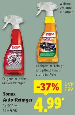 Lidl Sonax Auto-Reiniger Angebot