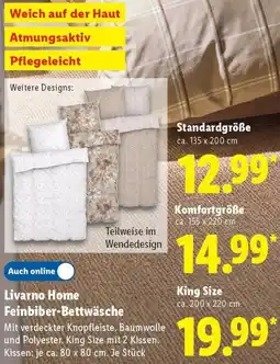 Lidl Livarno Home Feinbiber-Bettwäsche Angebot