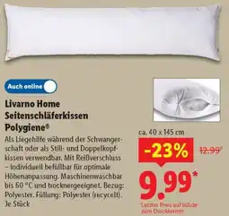Lidl Livarno Home Seitenschläferkissen Polygiene Angebot