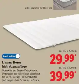 Lidl Livarno Home Matratzenauflage Angebot