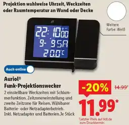 Lidl Auriol Funk-Projektionswecker Angebot