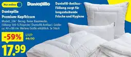 Lidl Dunlopillo Premium-Kopfkissen Angebot