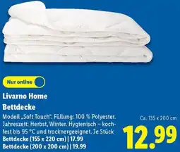 Lidl Livarno Home Bettdecke Angebot