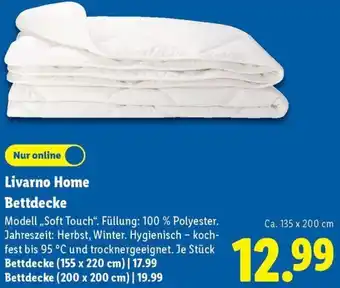 Lidl Livarno Home Bettdecke Angebot