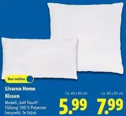 Lidl Livarno Home Kissen Angebot
