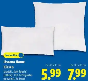 Lidl Livarno Home Kissen Angebot