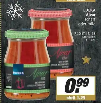 E-Center Edeka Ajvar Angebot