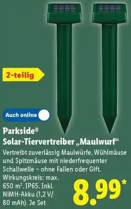 Lidl Parkside Solar-Tiervertreiber „Maulwurf“ Angebot