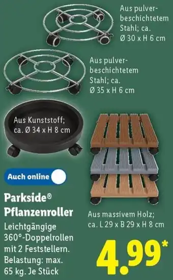 Lidl Parkside Pflanzenroller Angebot